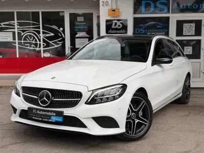 Gebraucht Mercedes C220 Exclusive 194 PS (142 kW) 2019 Weiß Kombi