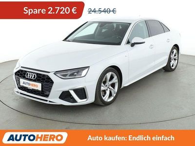 Weiß Gebraucht 2020 Audi A4 S-Line Limousine | 21.820 € (Guter Preis)