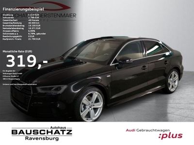 gebraucht Audi A3 Lim. 30 TFSI sport S line NAVI LED BLUE GRA