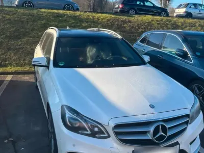 Gebraucht Mercedes E350 AMG line 258 PS (189 kW) 2014 Weiß Kombi