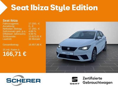 Gebraucht Seat Ibiza Style 116 PS (85 kW) 2024 Weiß Kleinwagen