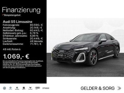 Neu Audi S5 Sport 367 PS (269 kW) 2025 Schwarz Limousine