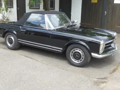 Gebraucht Mercedes SL280 170 PS (125 kW) 1969 Schwarz Cabrio