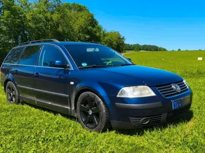Second-hand VW Passat 131 CP (96 kW) 2002 Albastru Break