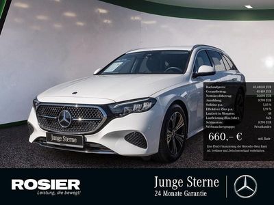 Gebraucht Mercedes E220 Avantgarde 197 PS (144 kW) 2023 Weiss / polarweiß Kombi