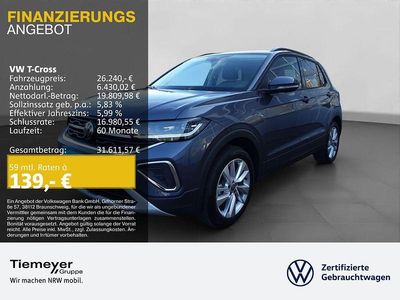 Neu VW T-Cross Life 116 PS (85 kW) 2026 Grau SUV