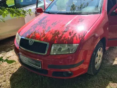 Brugt Skoda Fabia Sport 101 HK (74 kW) 2005 Rød Sedan
