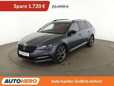 Gebraucht Skoda Superb SportLine 190 PS (139 kW) 2020 Grau Limousine
