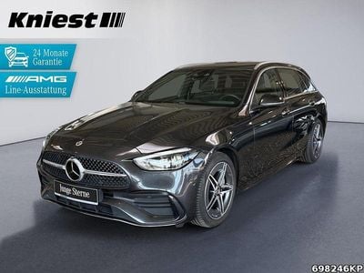Gebraucht Mercedes C300 AMG line 258 PS (189 kW) 2025 Metalliclack graphitgrau Kombi