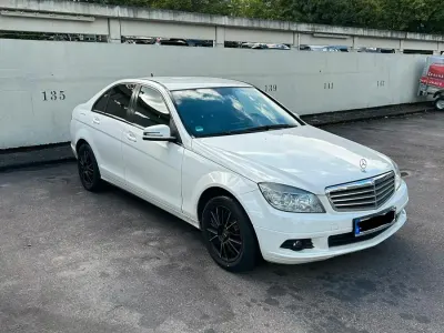 Brugt Mercedes C200 184 HK (135 kW) 2009 Hvid Sedan
