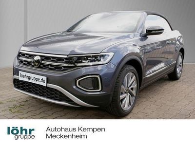 Neu VW T-Roc Cabriolet Goal 150 PS (110 kW) 2025 Grau (rauchgrau metallic) Cabrio