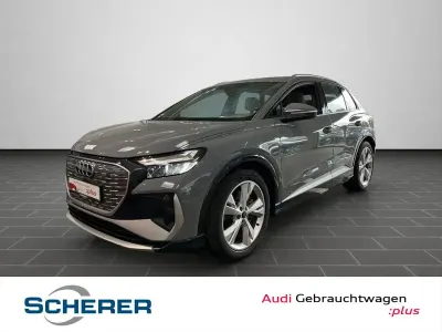 Gebraucht Audi Q4 e-tron S-Line 219 kW (299 PS) 2023 Kieselgrau SUV