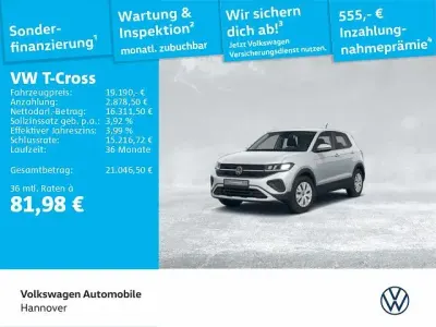 Używany VW T-Cross 95 KM (69 kW) 2025 Srebrny SUV
