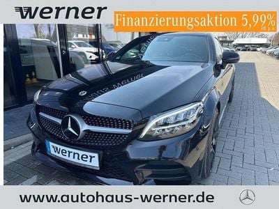 Second-hand Mercedes C200 AMG 184 CP (135 kW) 2018 Negru Coupe