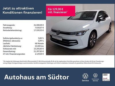 Weiß Gebraucht 2024 VW Golf Goal Limousine | 24.580 € (Guter Preis)