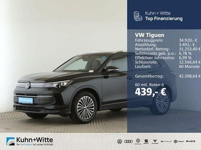 Schwarz Gebraucht 2025 VW Tiguan Goal SUV | 34.920 € (Guter Preis)