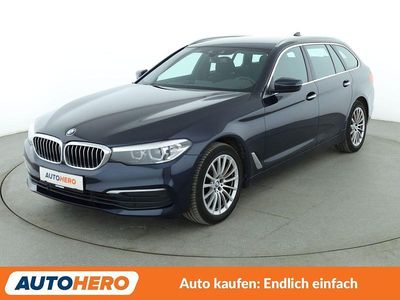 Gebraucht BMW 520 190 PS (139 kW) 2018 Blau Kombi