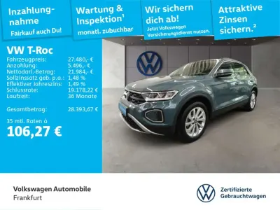 Occasion VW T-Roc Life 150 ch (110 kW) 2024 Bleue SUV