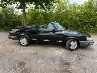 Occasion Saab 900 Cabriolet Aero 141 ch (103 kW) 1992 Noir Cabriolet
