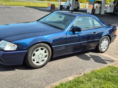 Gebraucht Mercedes SL500 320 PS (235 kW) 1995 Blau Cabrio