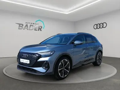 Gebraucht Audi Q4 e-tron Basis 150 kW (204 PS) 2023 Geysirblau metallic SUV