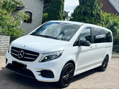 Gebraucht Mercedes V250 AMG line 190 PS (139 kW) 2019 Weiß Van / Kleinbus