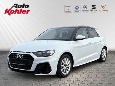Gebraucht Audi A1 Sportback S-Line 95 PS (69 kW) 2023 Gletscherweiß metallic (weiss) Kleinwagen