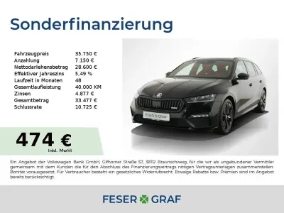 Gebraucht Skoda Octavia RS 245 PS (180 kW) 2024 Black magic perleffekt Kombi
