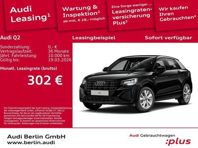 Gebraucht Audi Q2 S-Line 150 PS (110 kW) 2025 Mythosschwarz metallic SUV