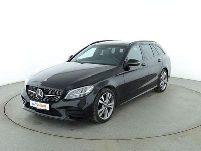 Gebraucht Mercedes C300 AMG line 2020 Schwarz Kombi