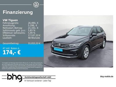 Gebraucht VW Tiguan Elegance 150 PS (110 kW) 2022 Schwarz SUV