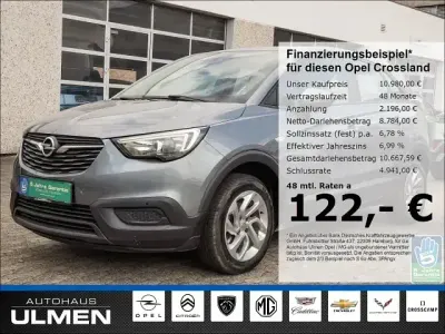 Gebraucht Opel Crossland Edition 110 PS (80 kW) 2018 Grau SUV