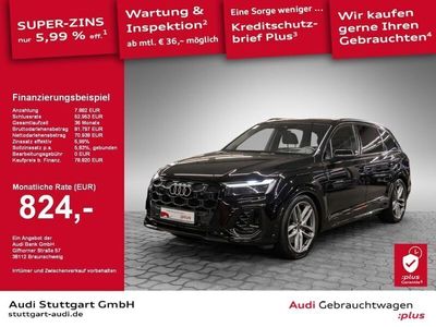 Gebraucht Audi Q7 S-Line 394 PS (289 kW) 2024 Mythosschwarz metallic SUV