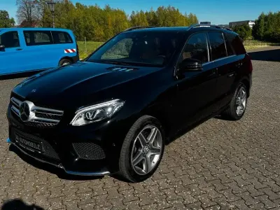Brugt Mercedes GLE500 AMG line 435 HK (319 kW) 2015 Sort SUV