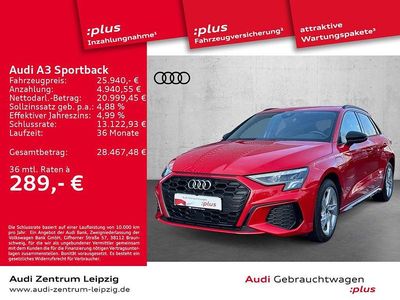 Rot Gebraucht 2022 Audi A3 S-Line Limousine | 24.890 € (Guter Preis)