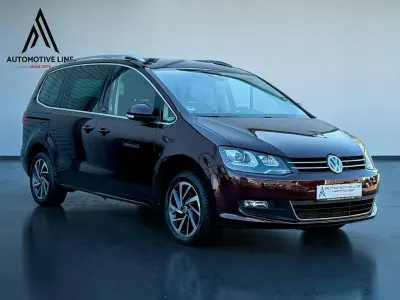 Second-hand VW Sharan Sound 150 CP (110 kW) 2017 Roșu Monovolum