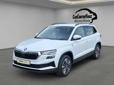 Gebraucht Skoda Karoq Selection 150 PS (110 kW) 2025 Moonweiss metallic, moonweis SUV