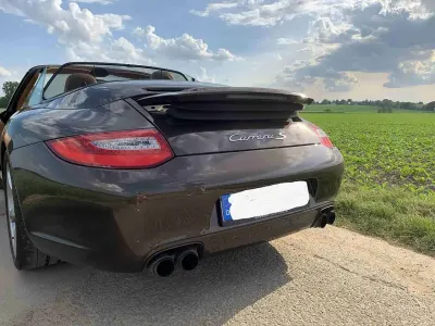 Gebraucht Porsche 911 Carrera S Cabriolet 385 PS (283 kW) 2009 Braun Cabrio