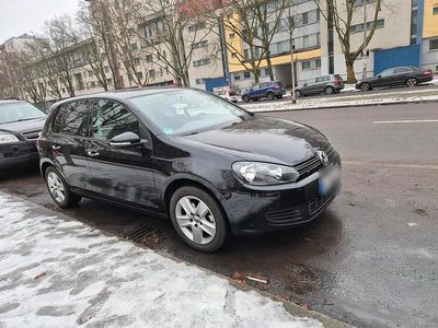 Gebraucht VW Golf VI 80 PS (58 kW) 2009 Schwarz Kleinwagen