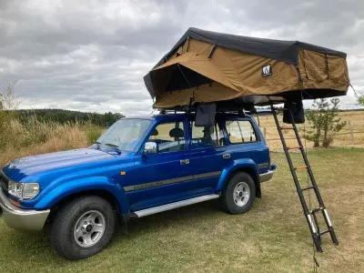 Gebraucht Toyota Land Cruiser 160 PS (117 kW) 1992 Blau SUV
