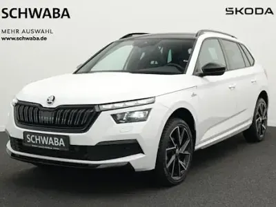 Gebraucht Skoda Kamiq Monte Carlo 110 PS (80 kW) 2022 Moonweiss metallic SUV
