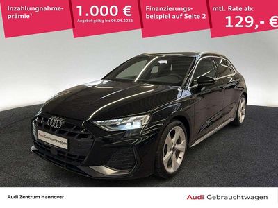 Gebraucht Audi A3 S-Line 150 PS (110 kW) 2024 Mythosschwarz metallic (metallic) Limousine