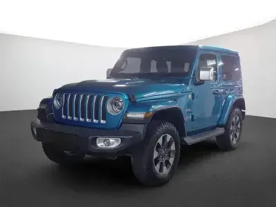 Gebraucht Jeep Wrangler Unlimited Sahara 272 PS (200 kW) 2020 Blau SUV