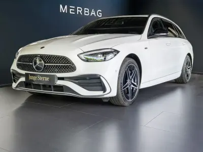 Gebraucht Mercedes C300 AMG line 204 PS (150 kW) 2025 Weiß Kombi