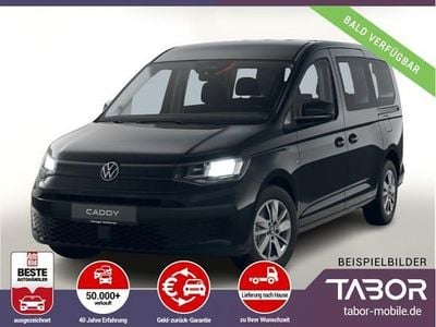 Neu VW Caddy Maxi 122 PS (89 kW) 2025 Schwarz (deep black perleffekt) Van / Kleinbus