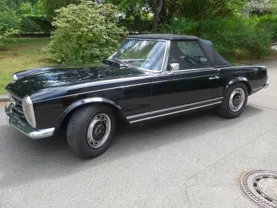 Gebraucht Mercedes SL280 170 PS (125 kW) 1969 Schwarz Cabrio