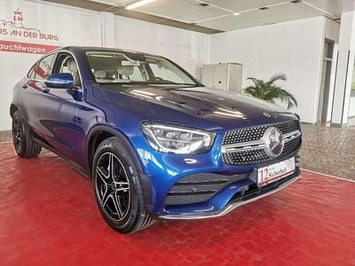 Gebraucht Mercedes GLC220 AMG line 194 PS (142 kW) 2020 Blau Coupé