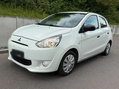 Gebraucht Mitsubishi Space Star 70 PS (51 kW) 2015 Weiß Limousine