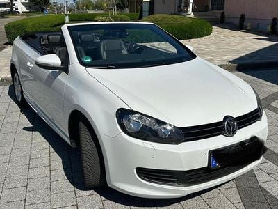 Begagnad VW Golf Cabriolet 125 HK (91 kW) 2016 Vit Cab