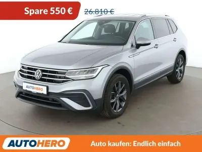 Gebraucht VW Tiguan Allspace Life 150 PS (110 kW) 2022 Pyrit silber SUV